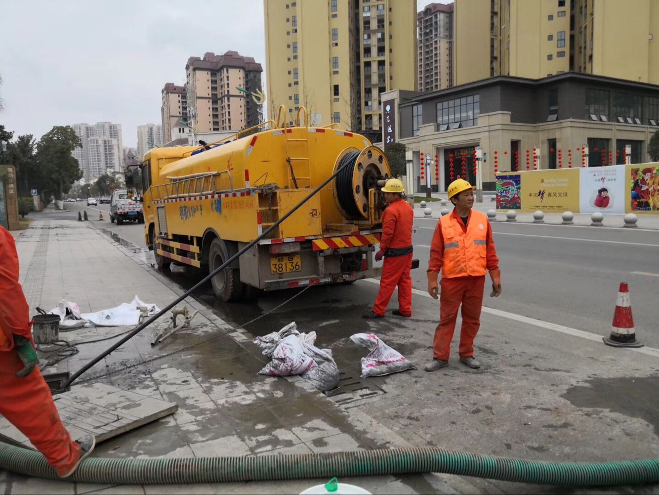 营山排污管道清淤-管道清洗